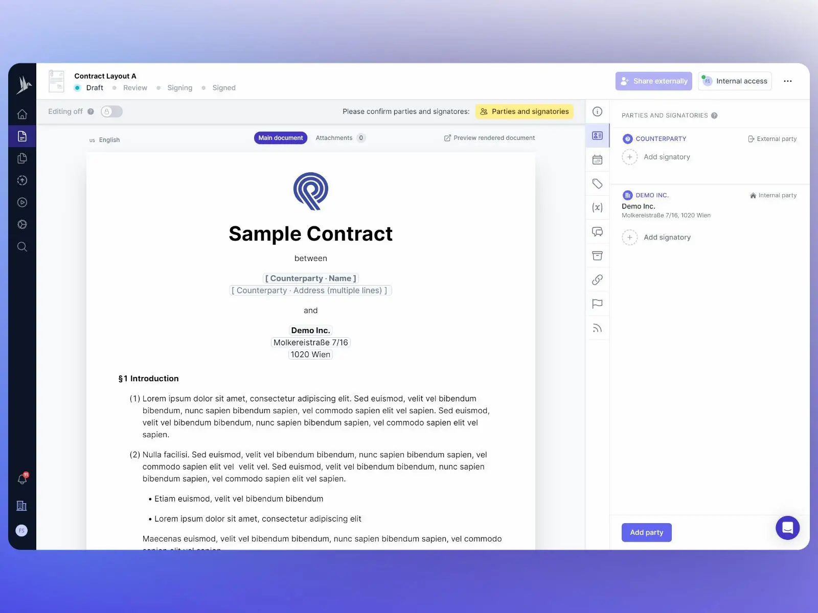 how to use Fynk AI contract management platform