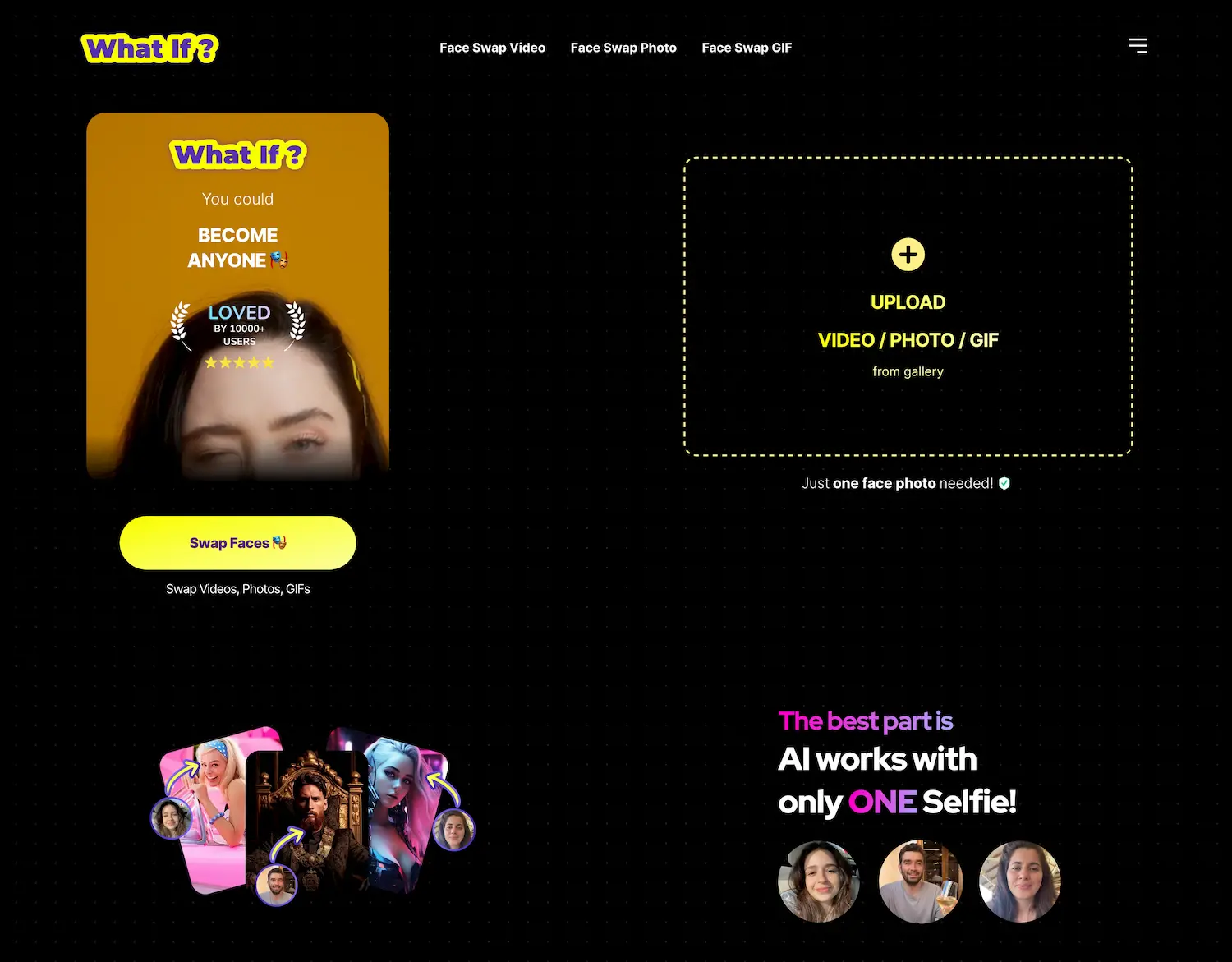What If - Deep Face Swap AI screenshot