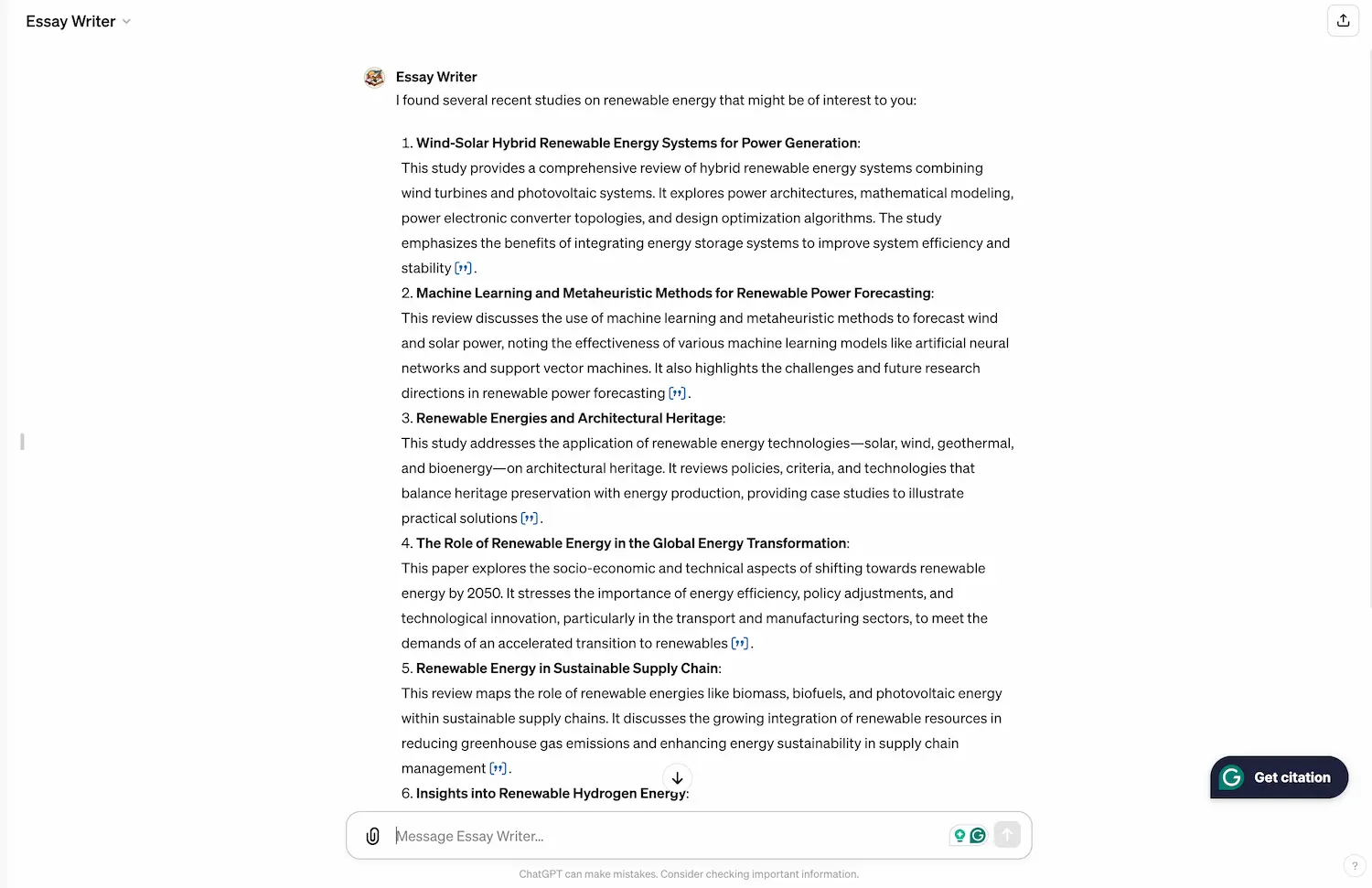 Essay Writer screenshot