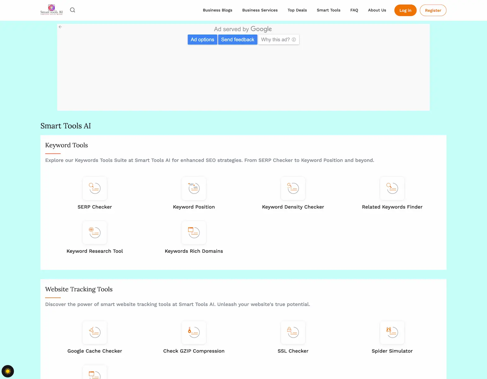 Smart-Tools-AI Official website