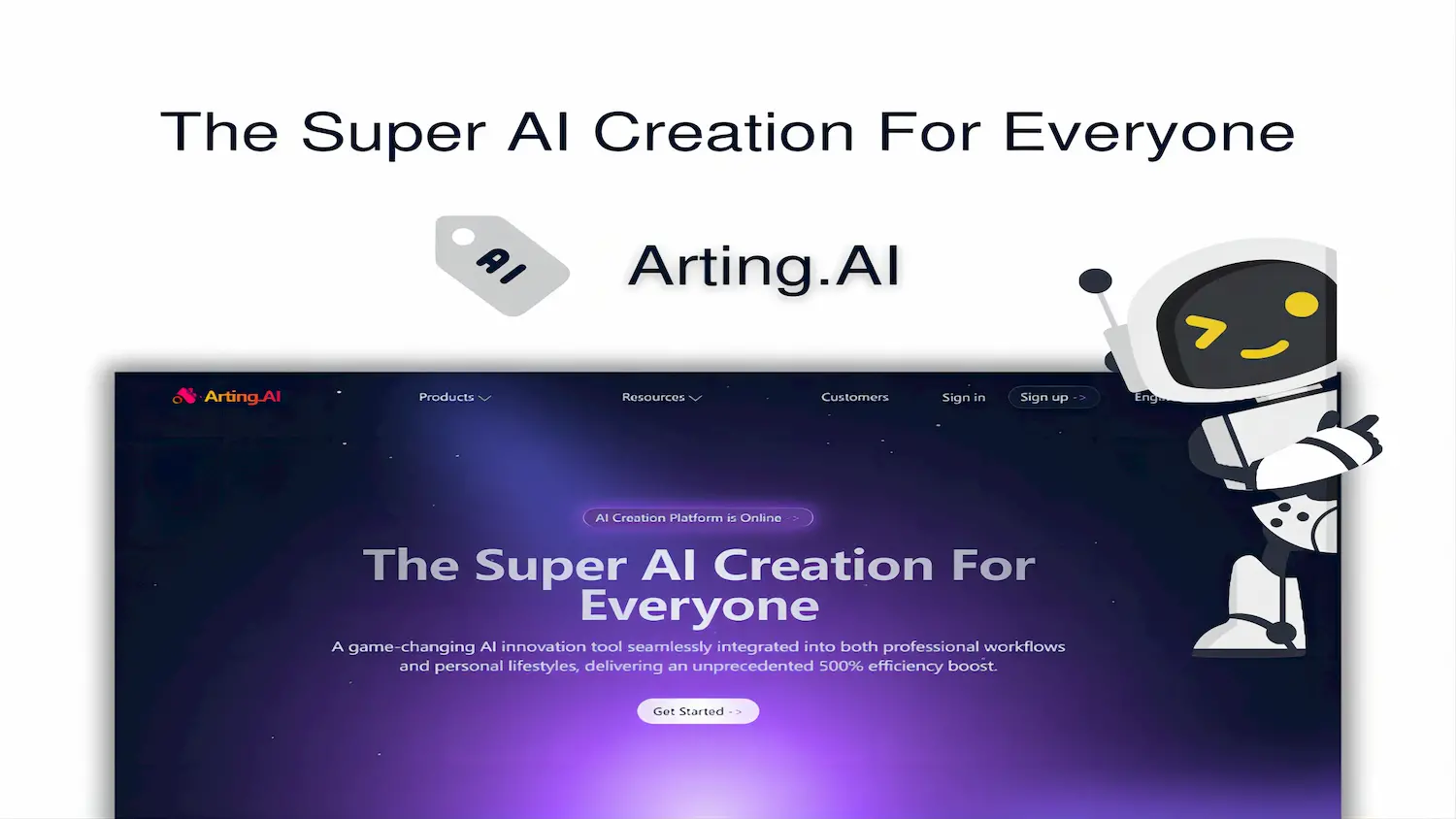 AI image generator-Arting.ai screenshot
