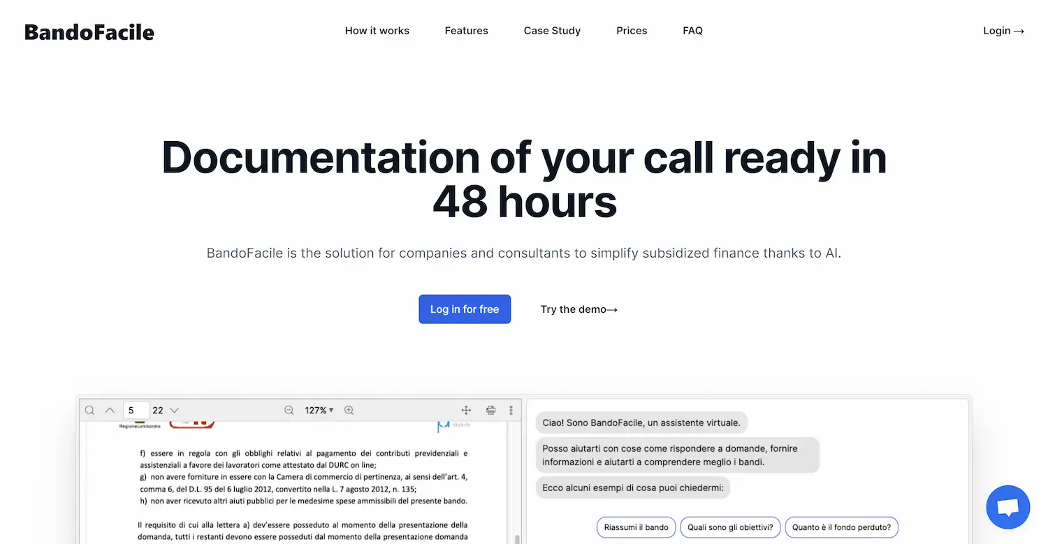 BandoFacile screenshot