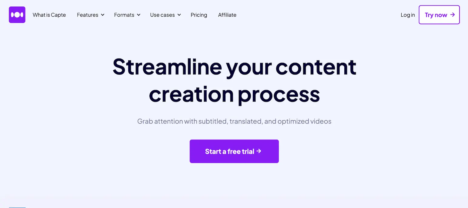 Capte Official website