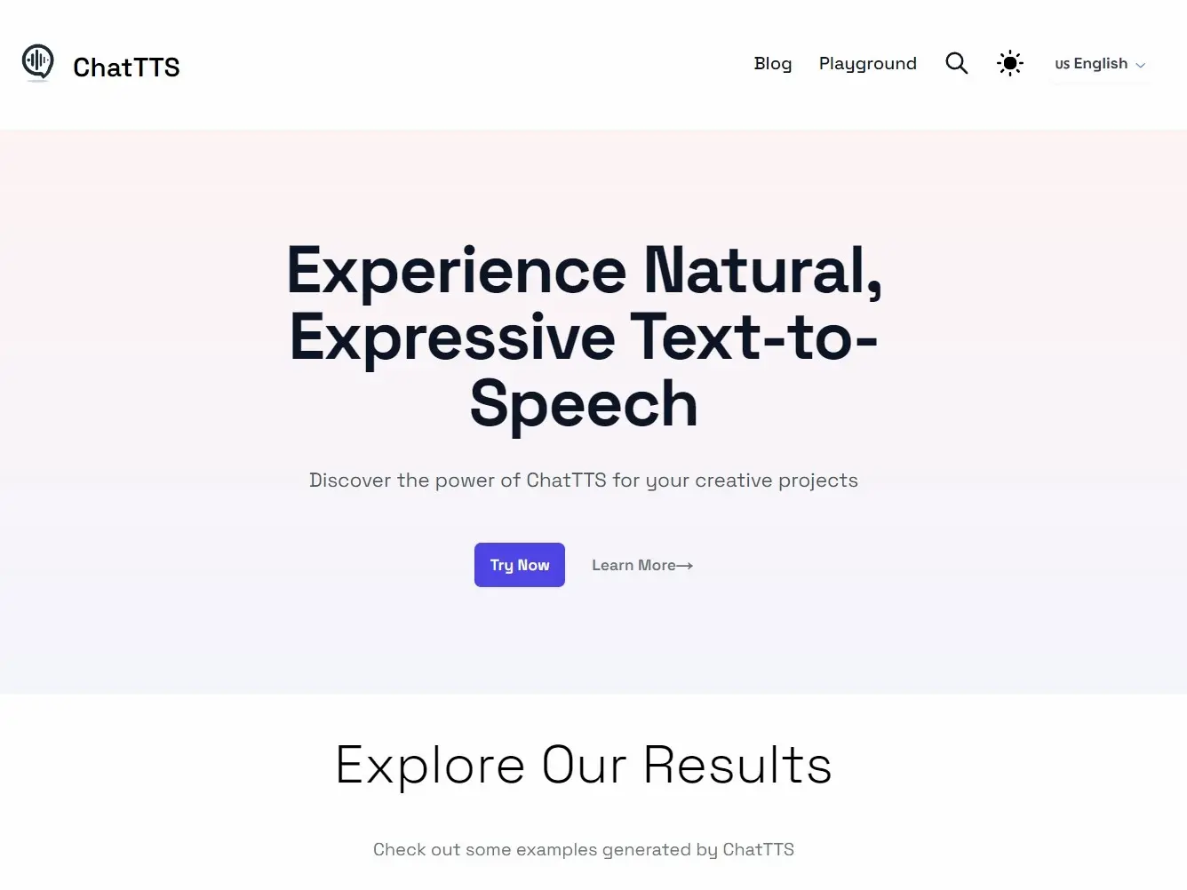 ChatTTS - Natural text-to-speech screenshot
