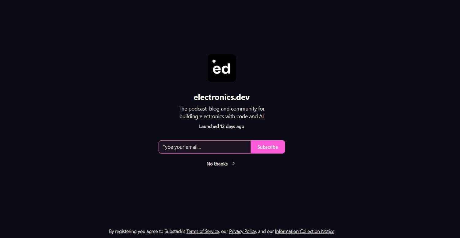 ElectronicsDev screenshot