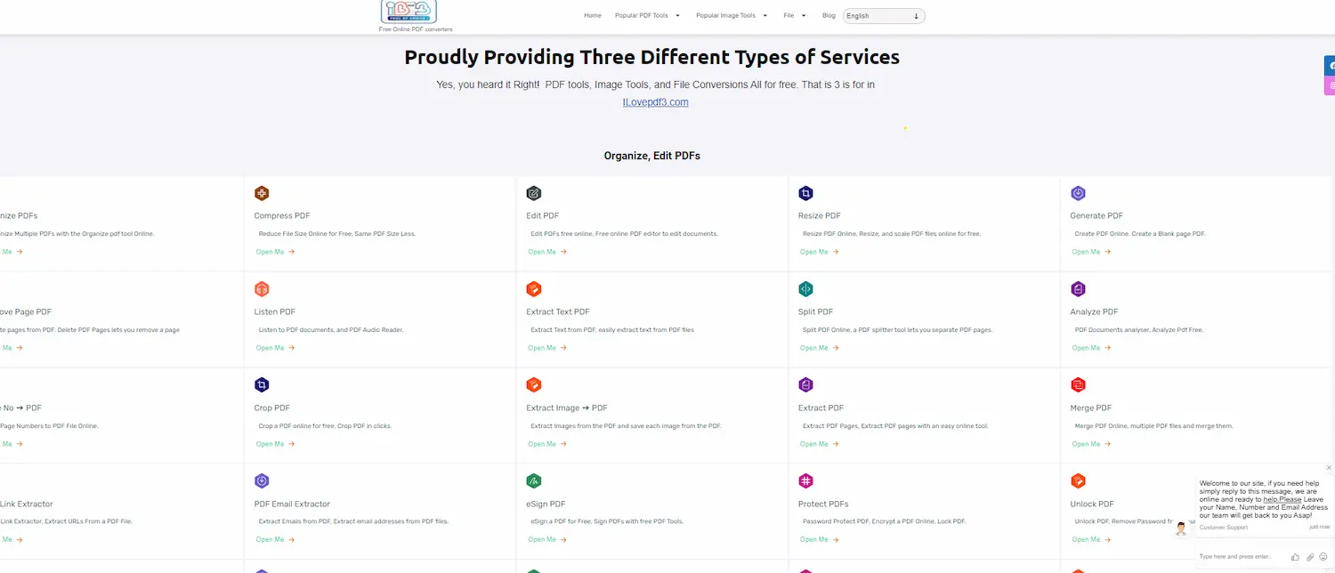 Ilovepdf3 screenshot