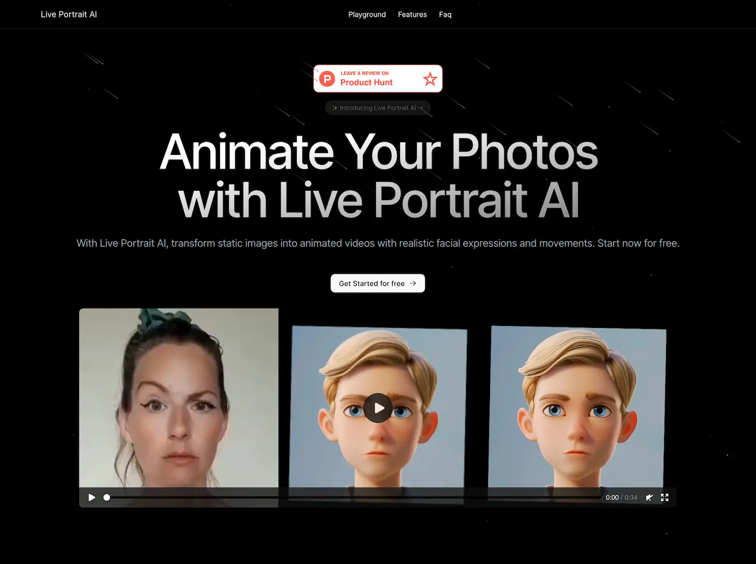 Live-Portrait-AI Official website