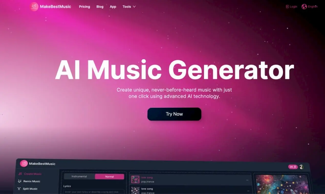 MakeBestMusic screenshot