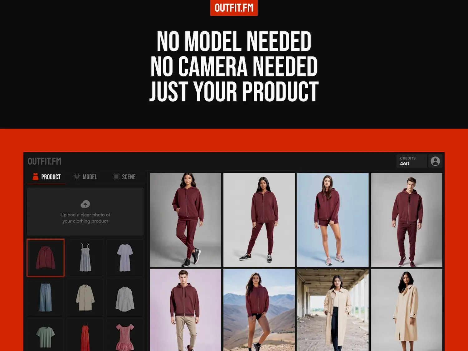 Outfit-fm dashboard ,pricing plan and features