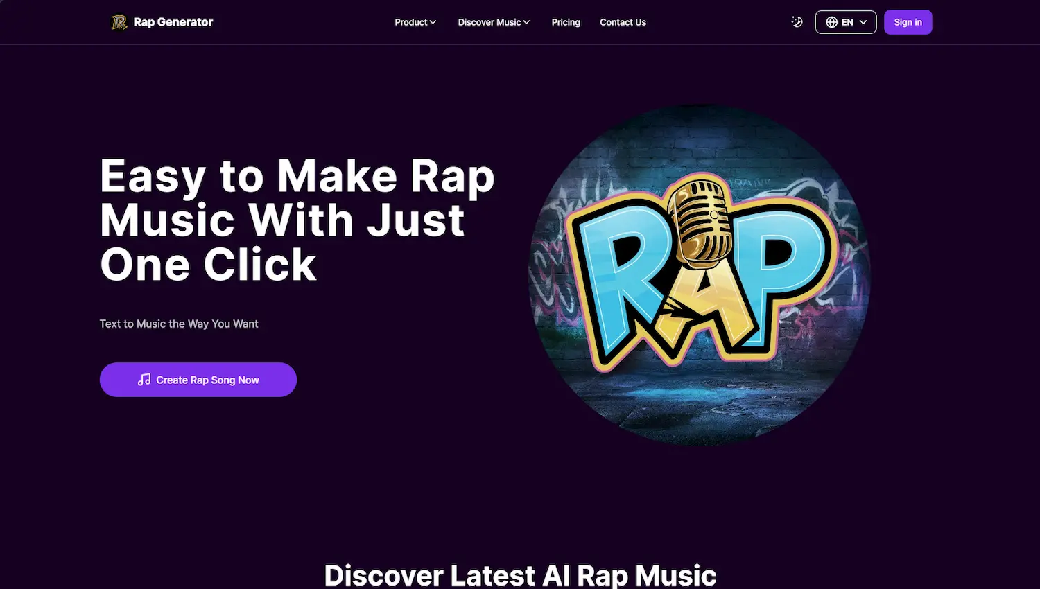 Rap Generator screenshot