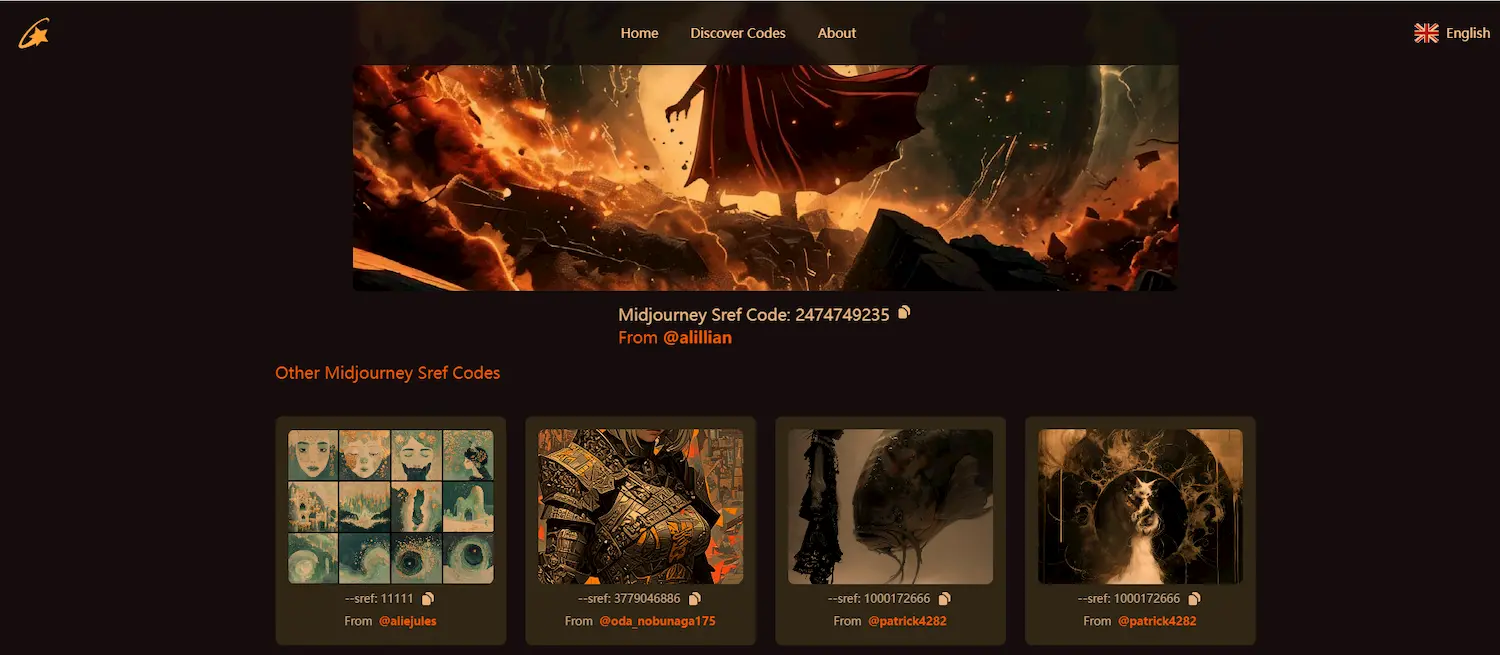 SrefHunter Official website