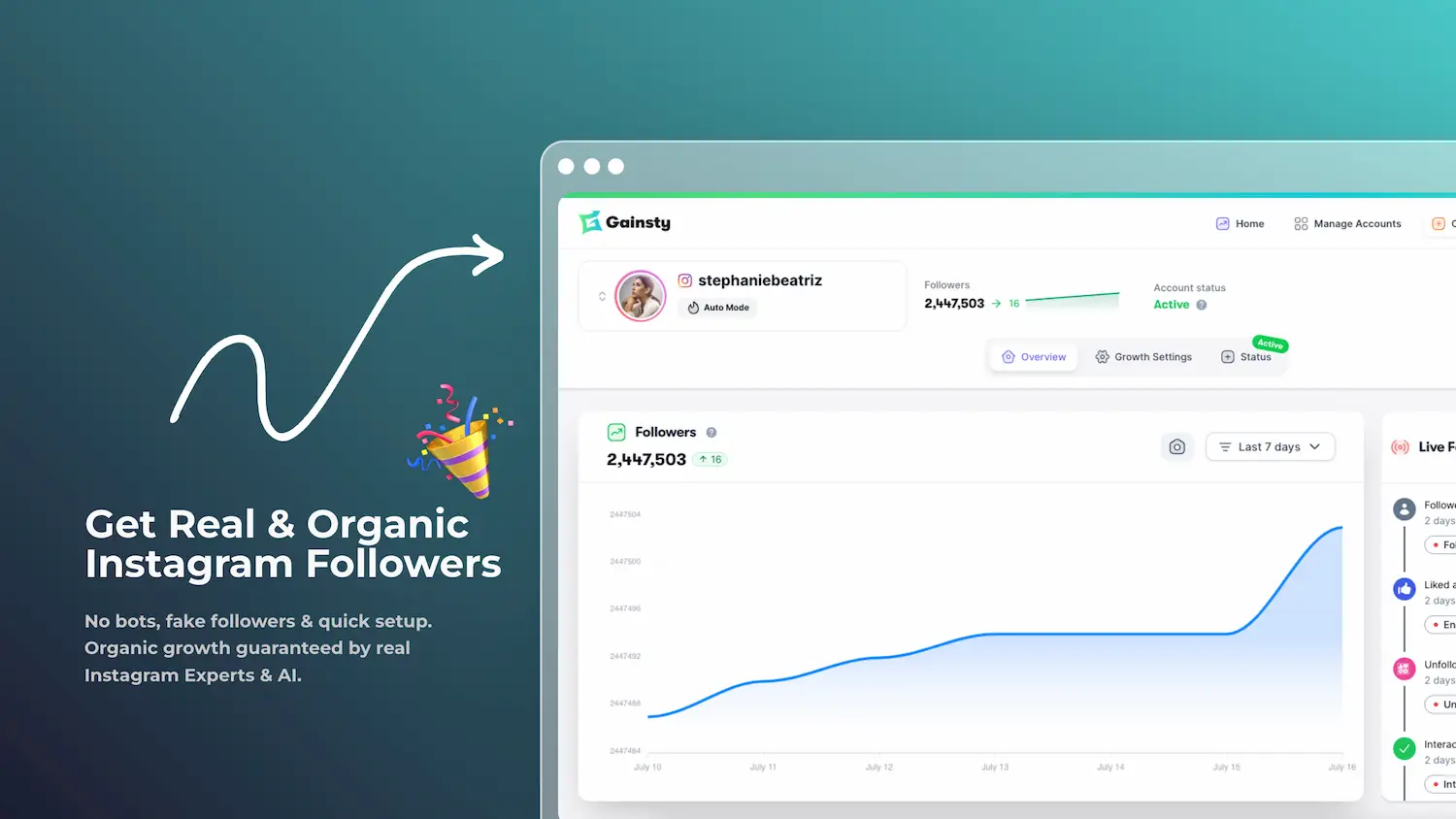 Gainsty Official website