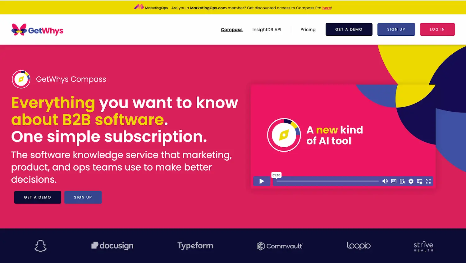 Customer Insights Compass screenshot