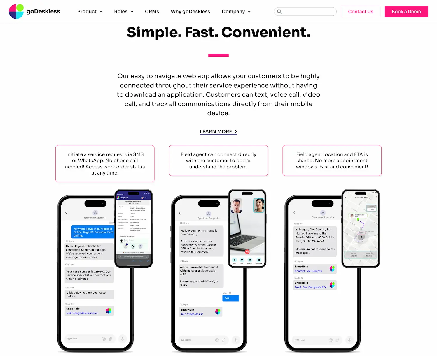 goDeskless screenshot