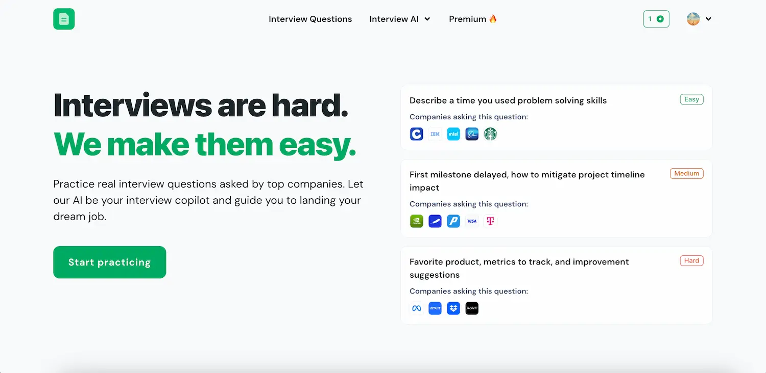 Interview Study screenshot