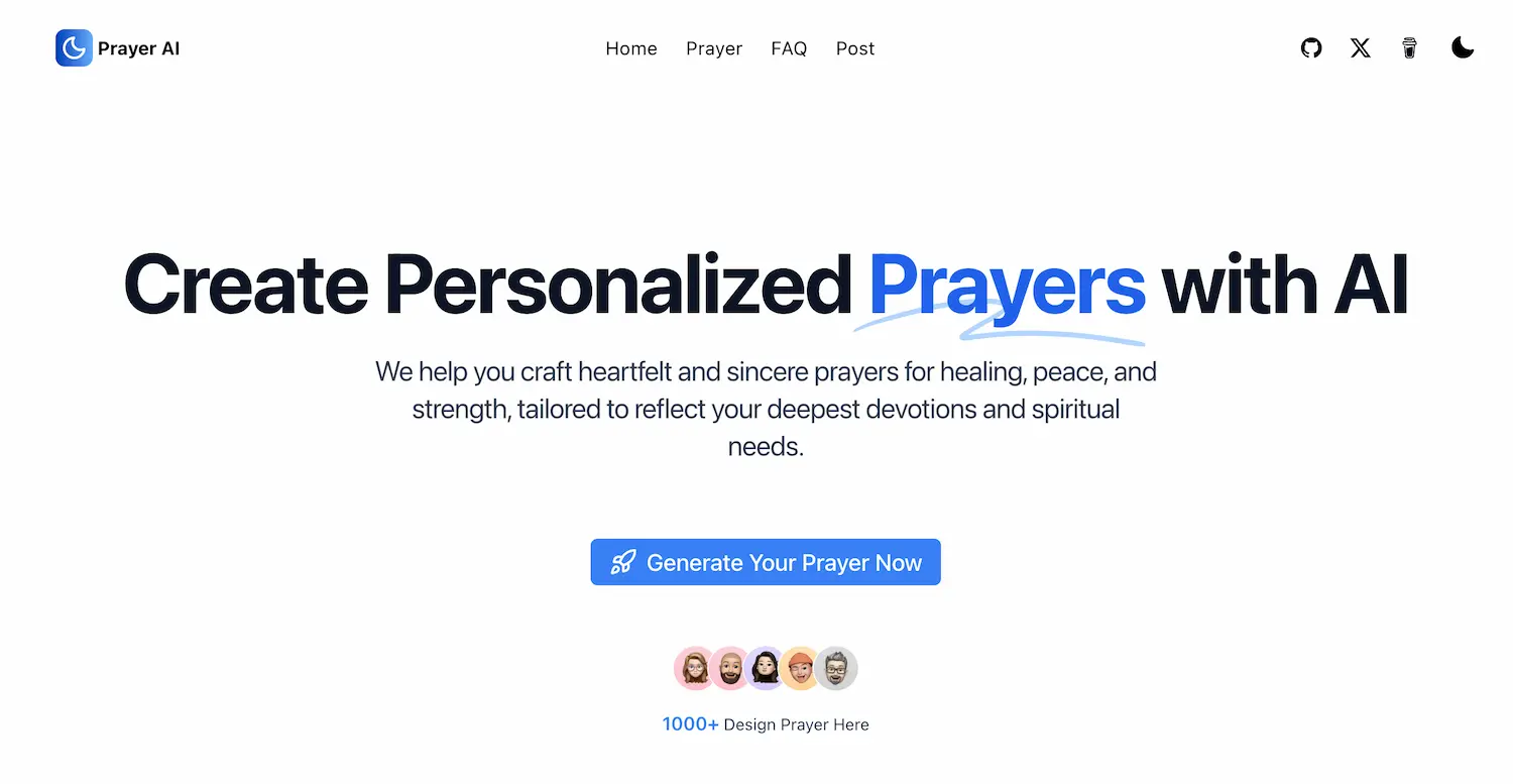 PrayerAI screenshot