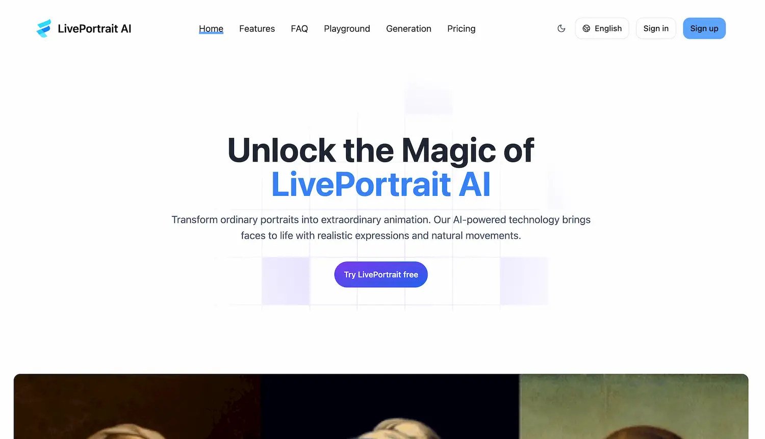 LivePortrait AI screenshot