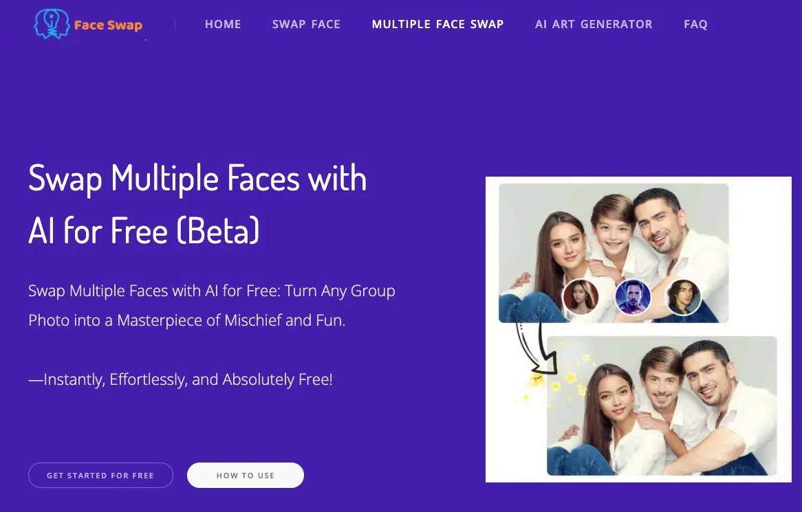 AI Face swap free online tool pricing and features