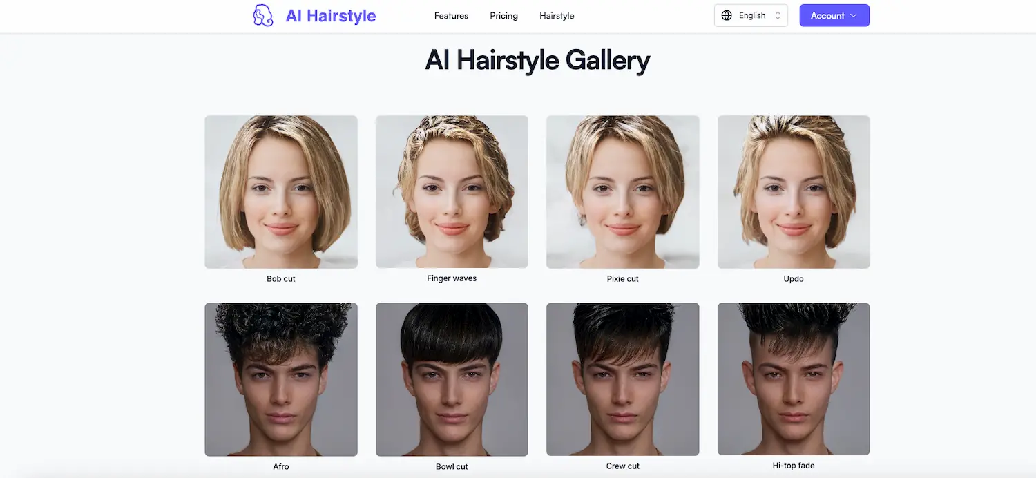 AI Hairstyle pricing and features