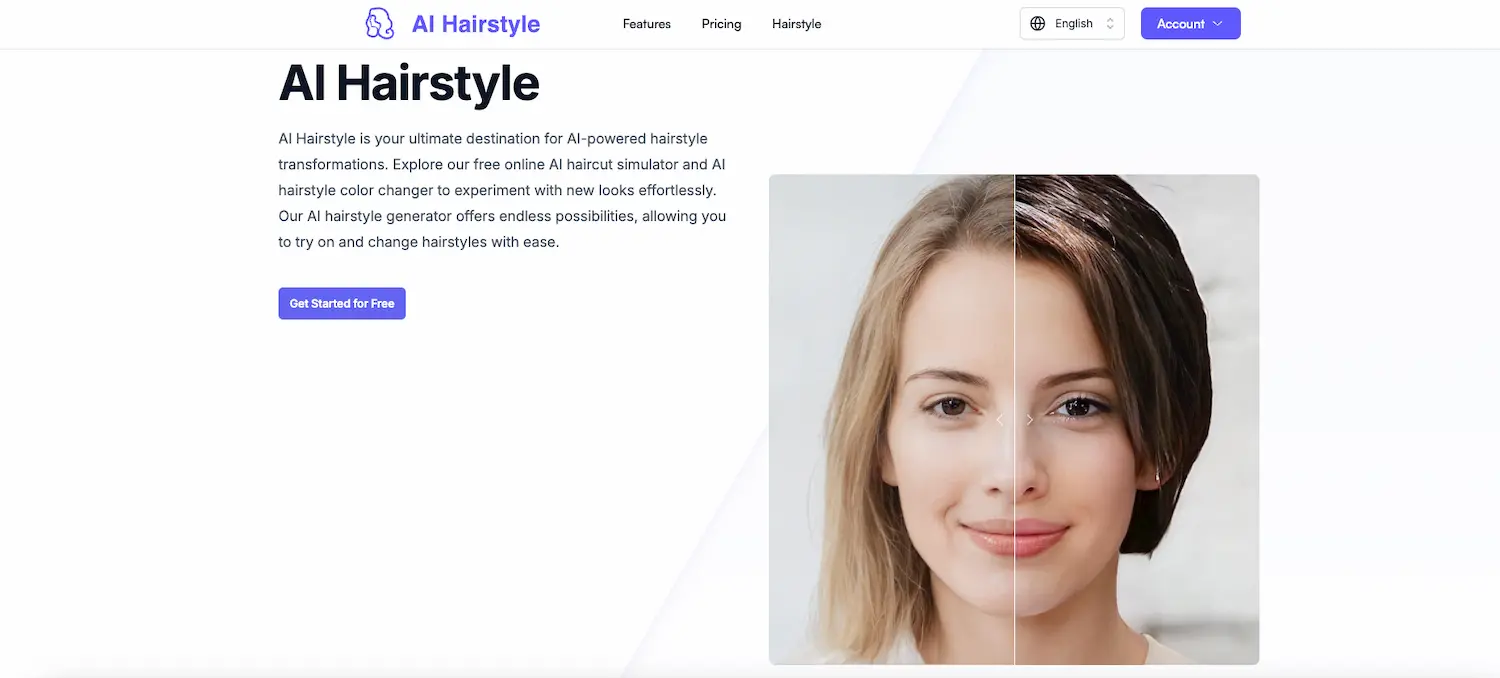 AI Hairstyle screenshot
