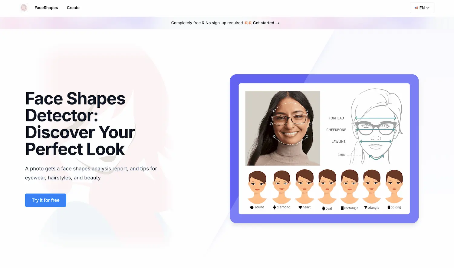 FaceShapes screenshot