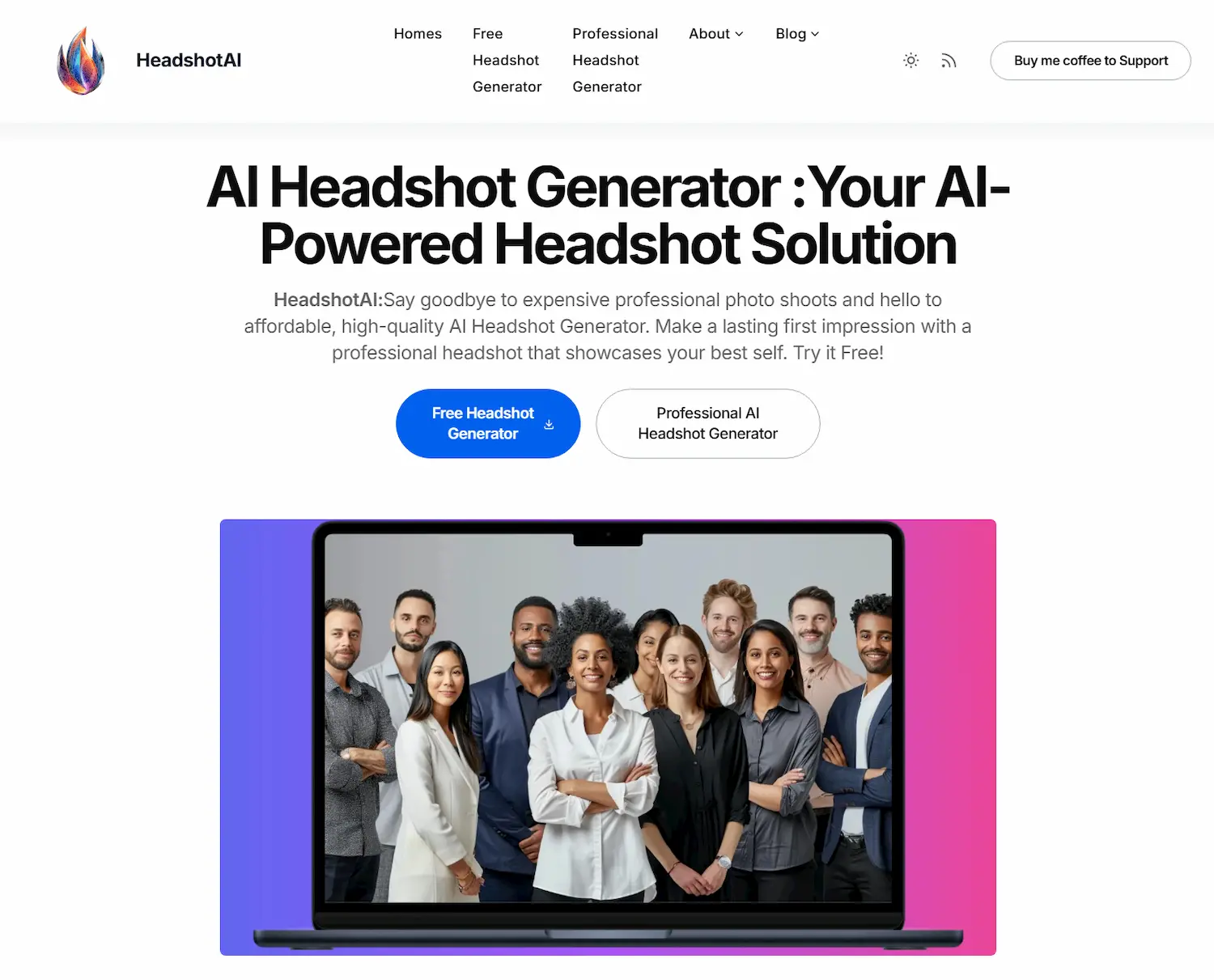 HeadshotAI screenshot