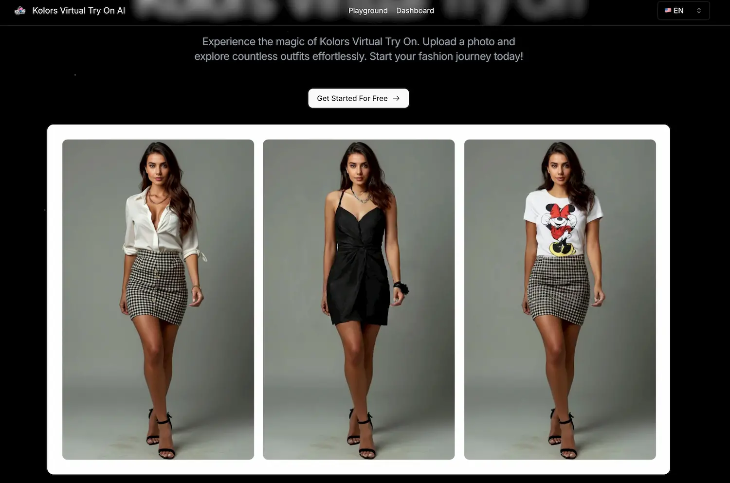 Kolors Virtual Try On AI screenshot