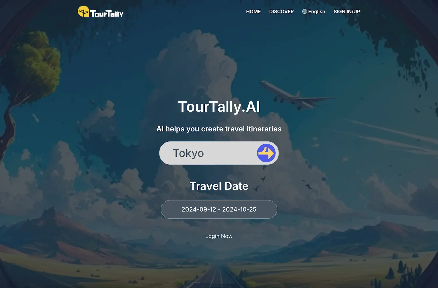 Tourtally Official website