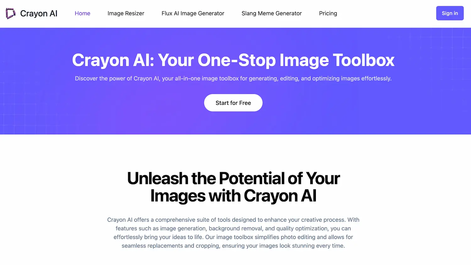 Crayon AI screenshot