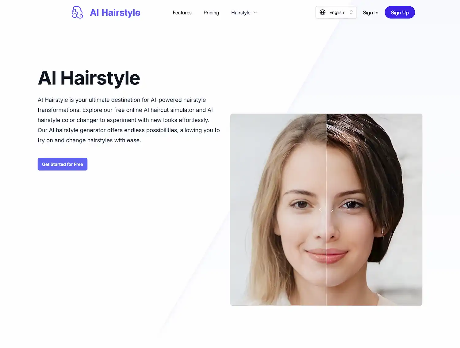 AI Hairstyle screenshot