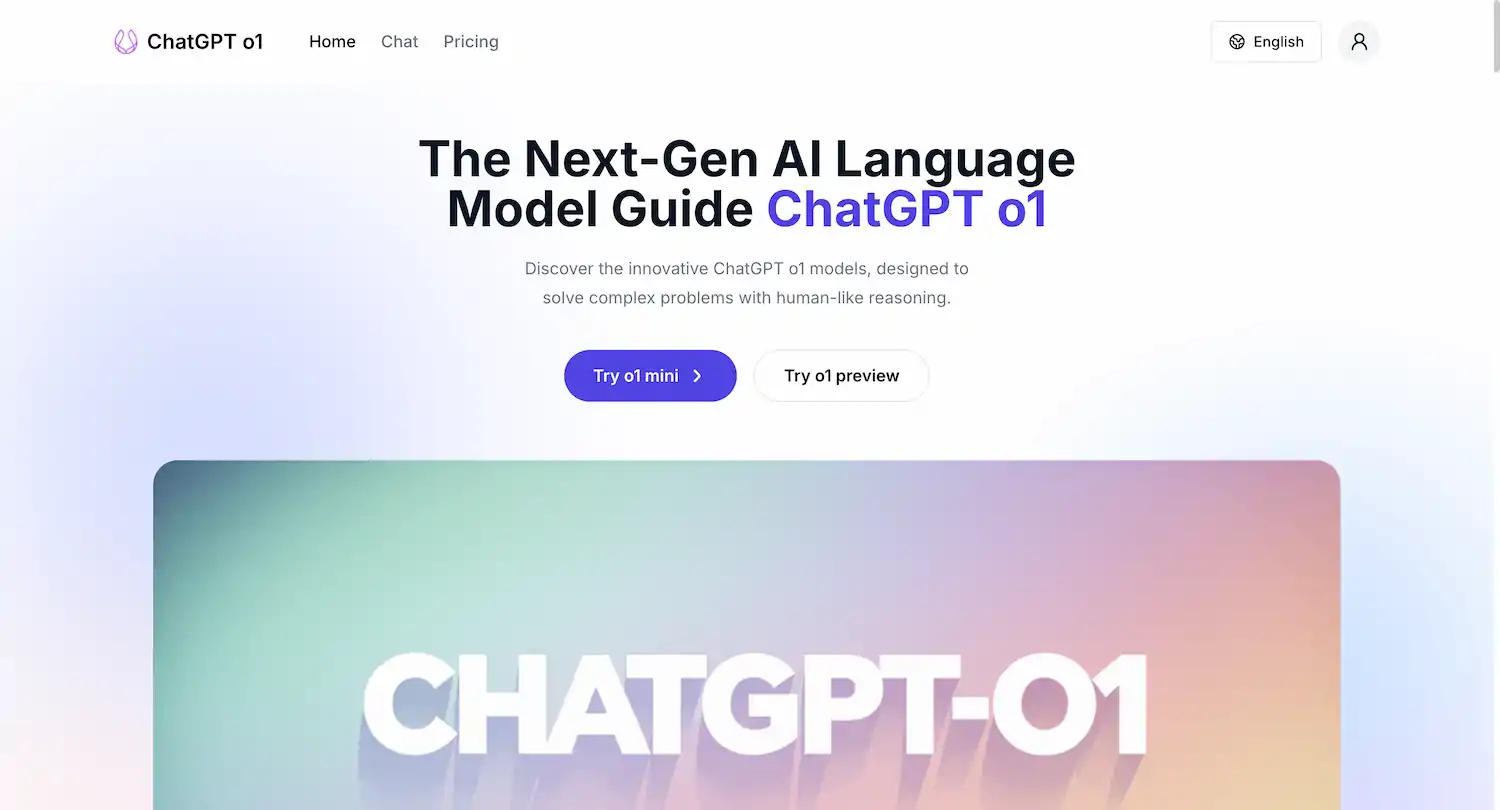 ChatGPT o1 screenshot
