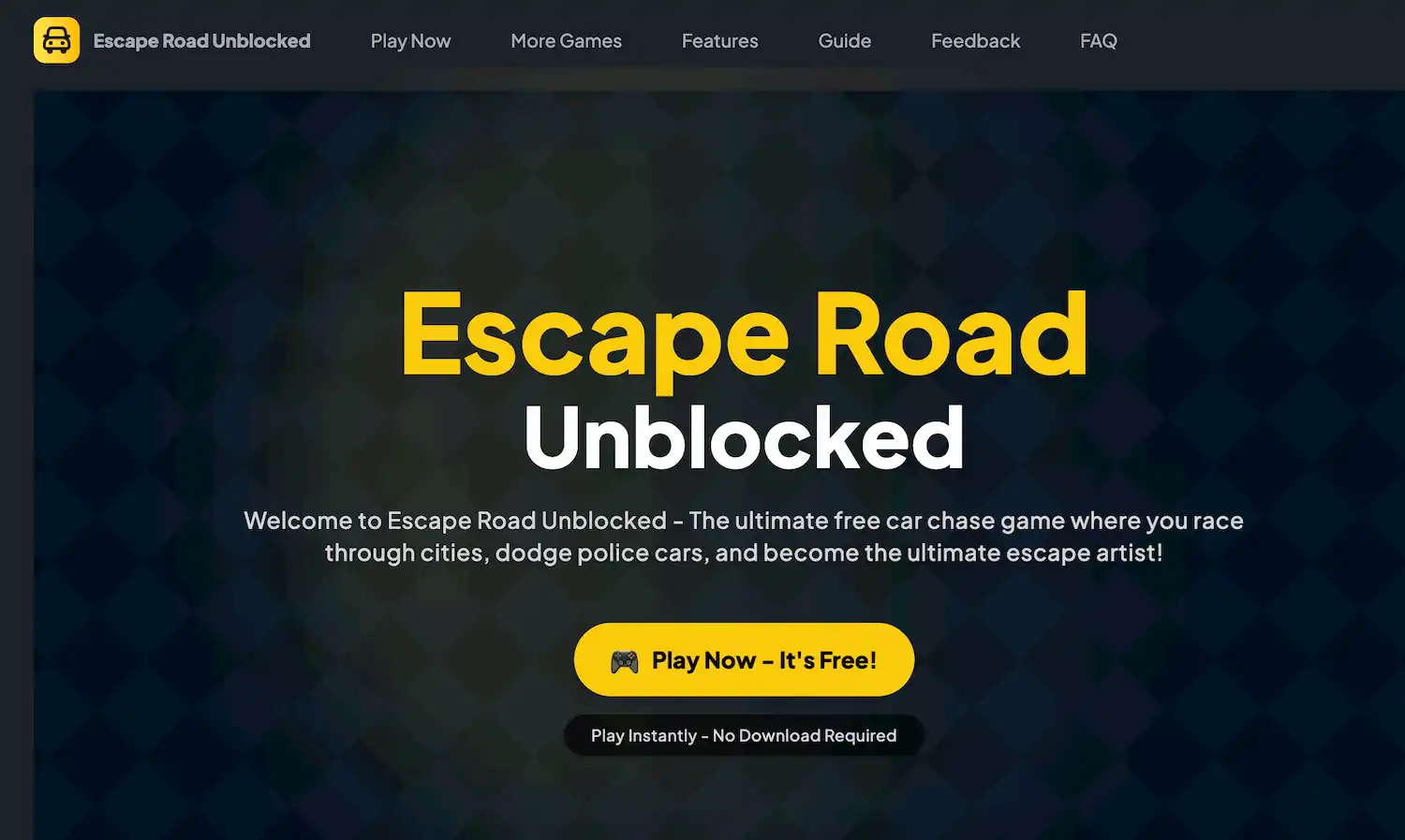 Escape Road Unblocked Game screenshot