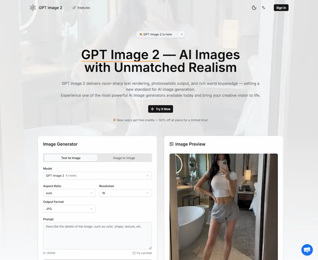 GPT Image 2 official website