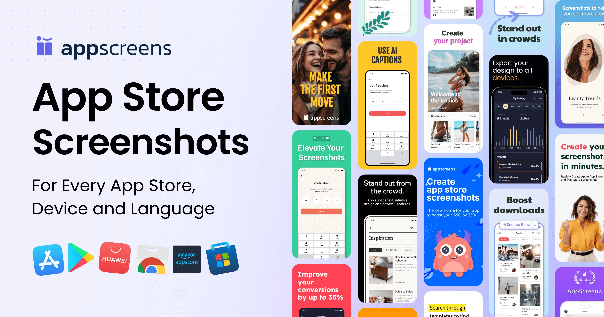 AppScreens app store screenshot generator preview