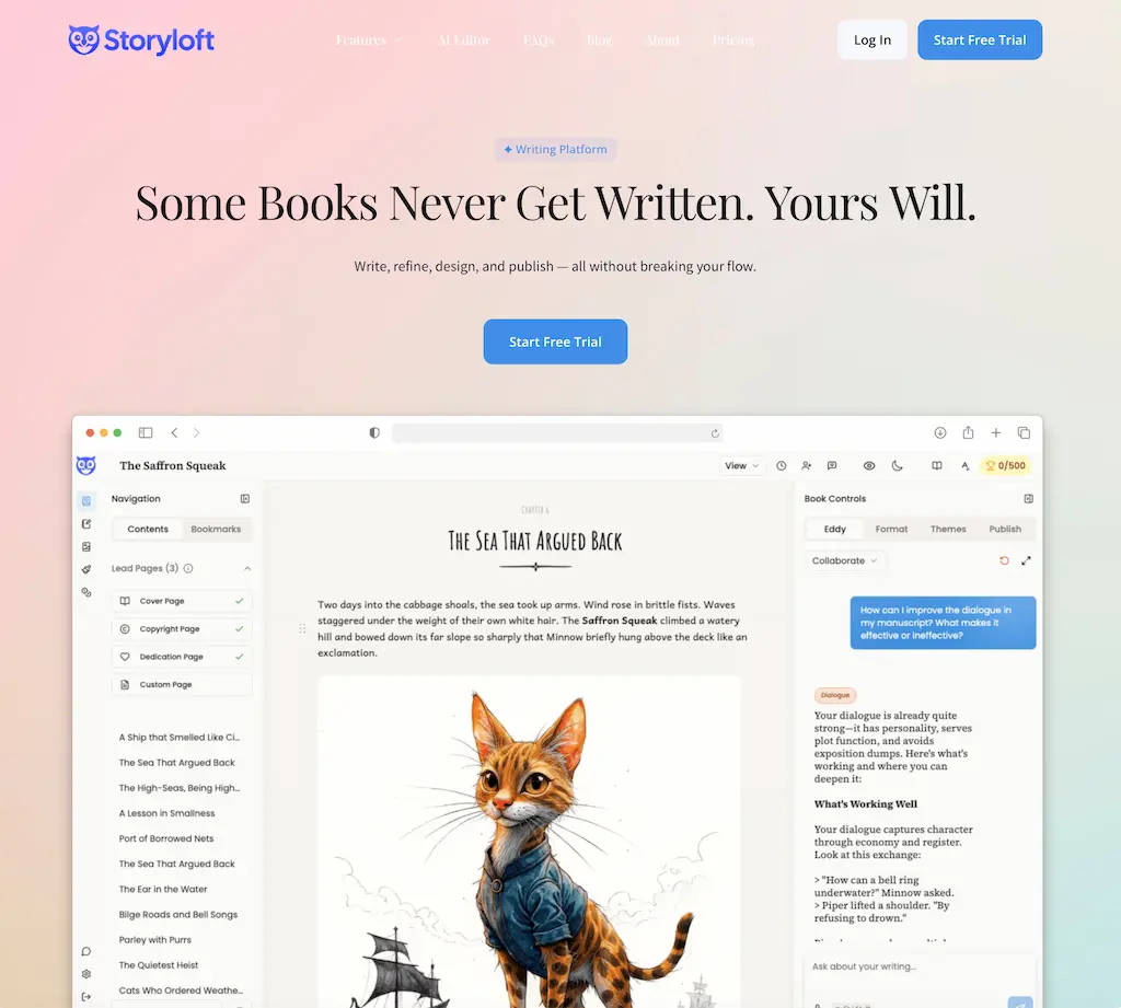Storyloft screenshot