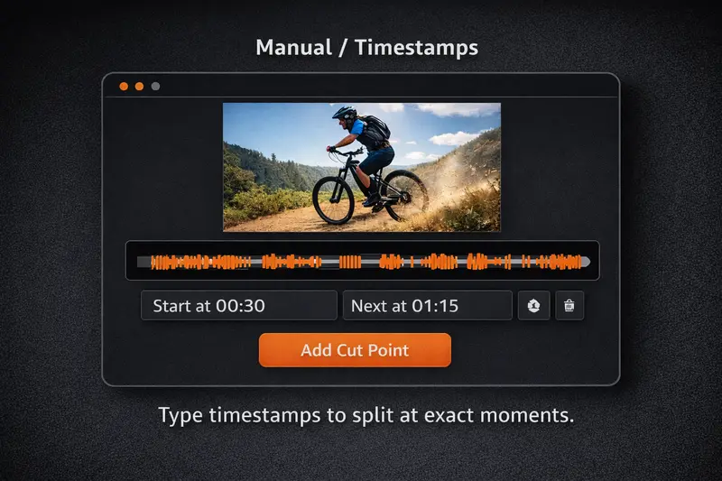 AI Toolbox Video Splitter interface