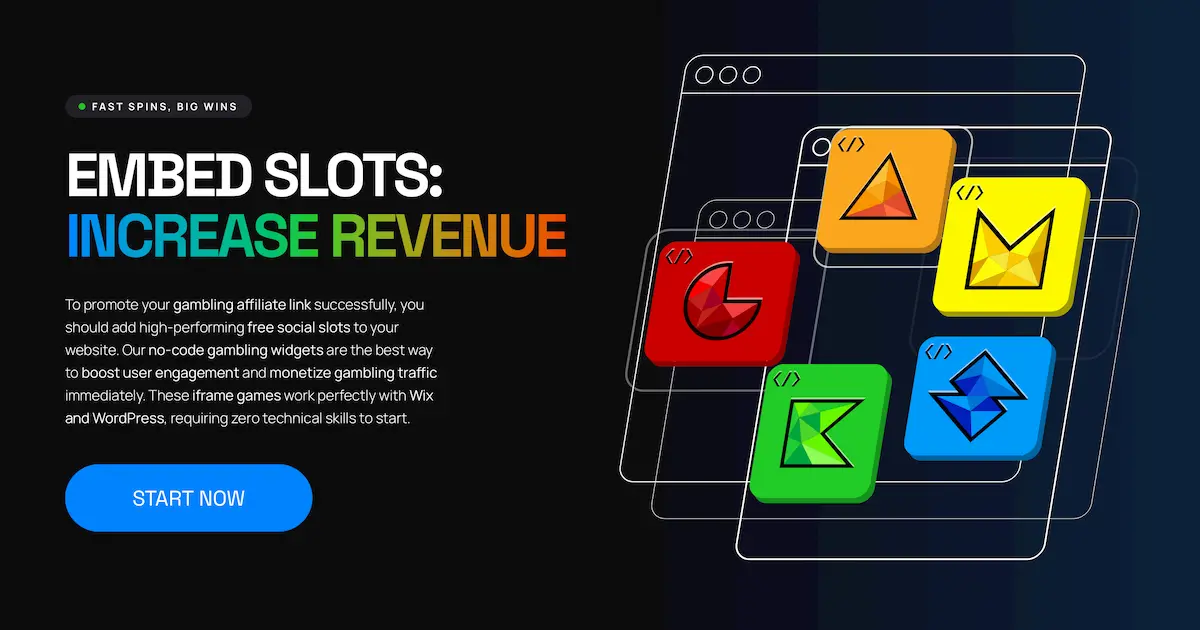 Speedy Games no-code slot widgets preview