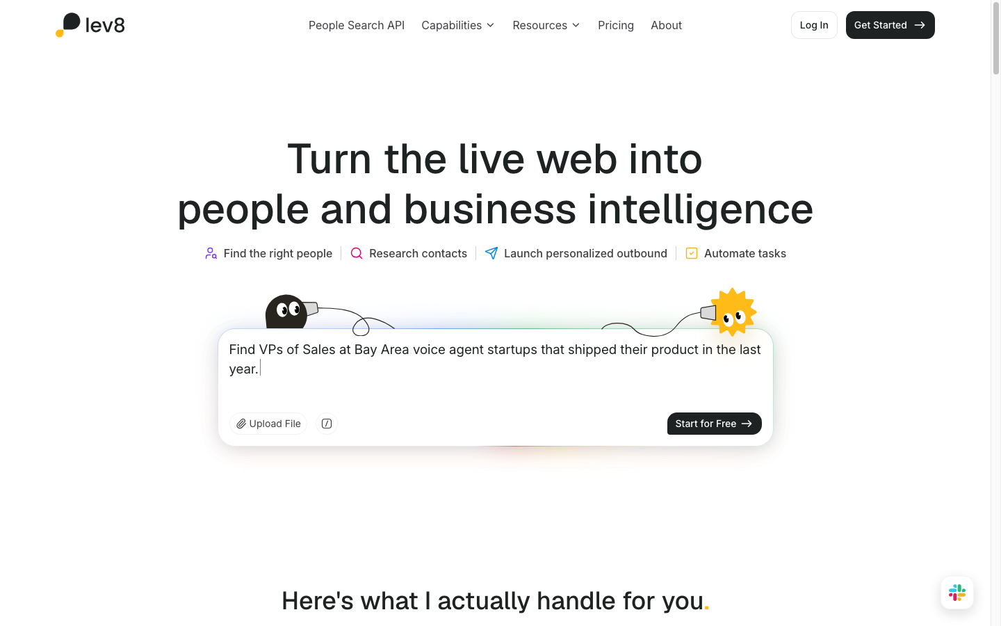 Lev8 official website preview