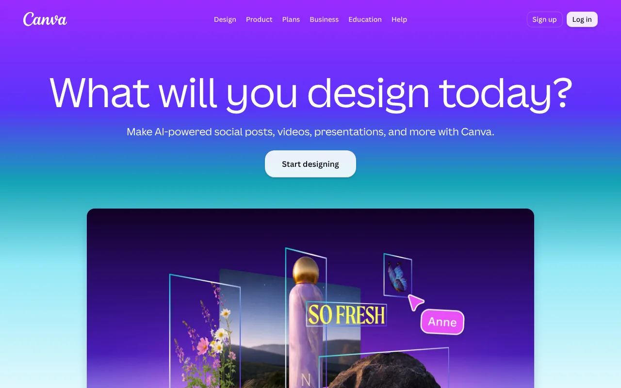Canva screenshot