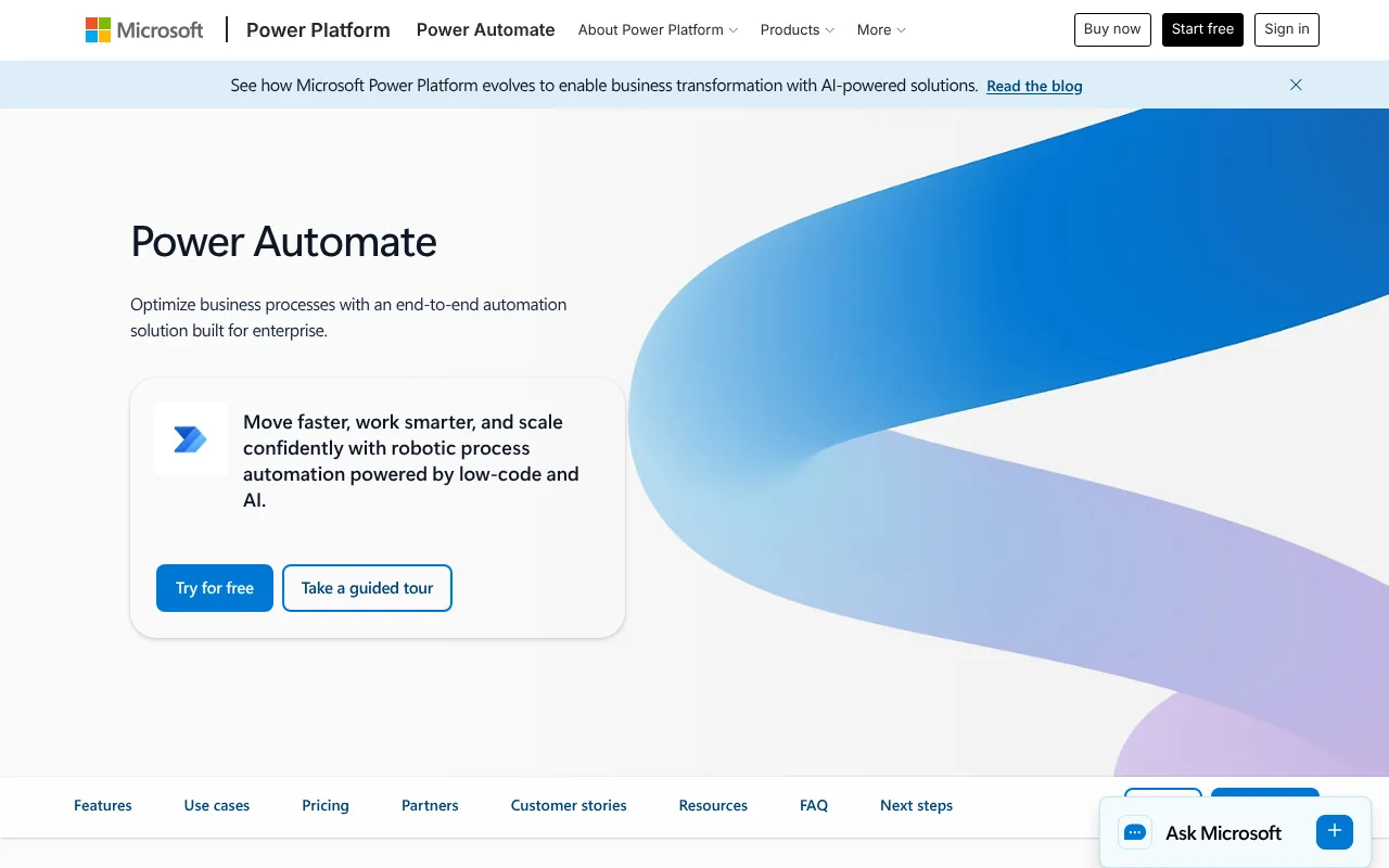 Microsoft Power Automate logo